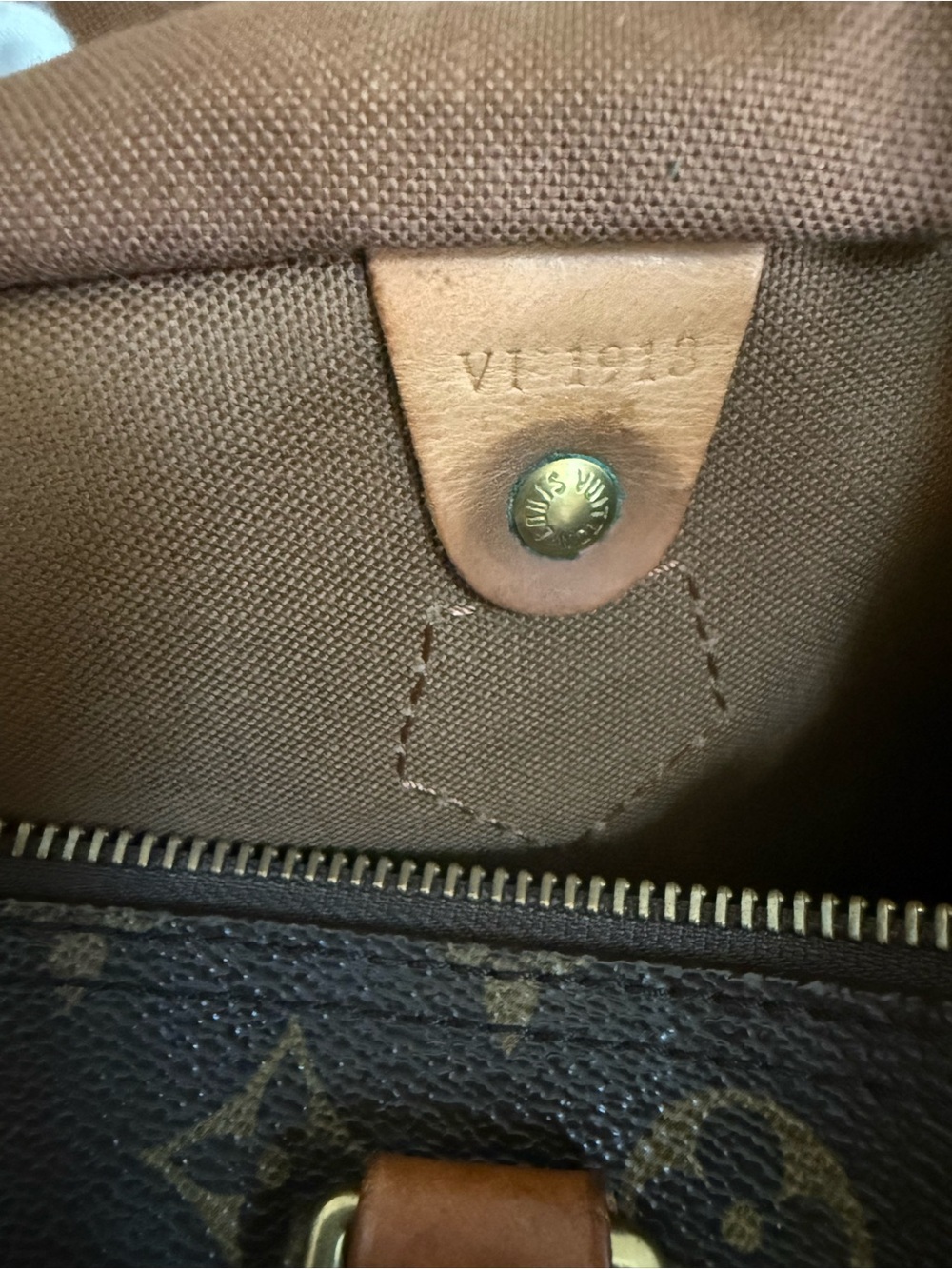 Authenticated Louis Vuitton Speedy 30 Vintage Monogram Bag! EUC! COA! - Picture 14 of 16